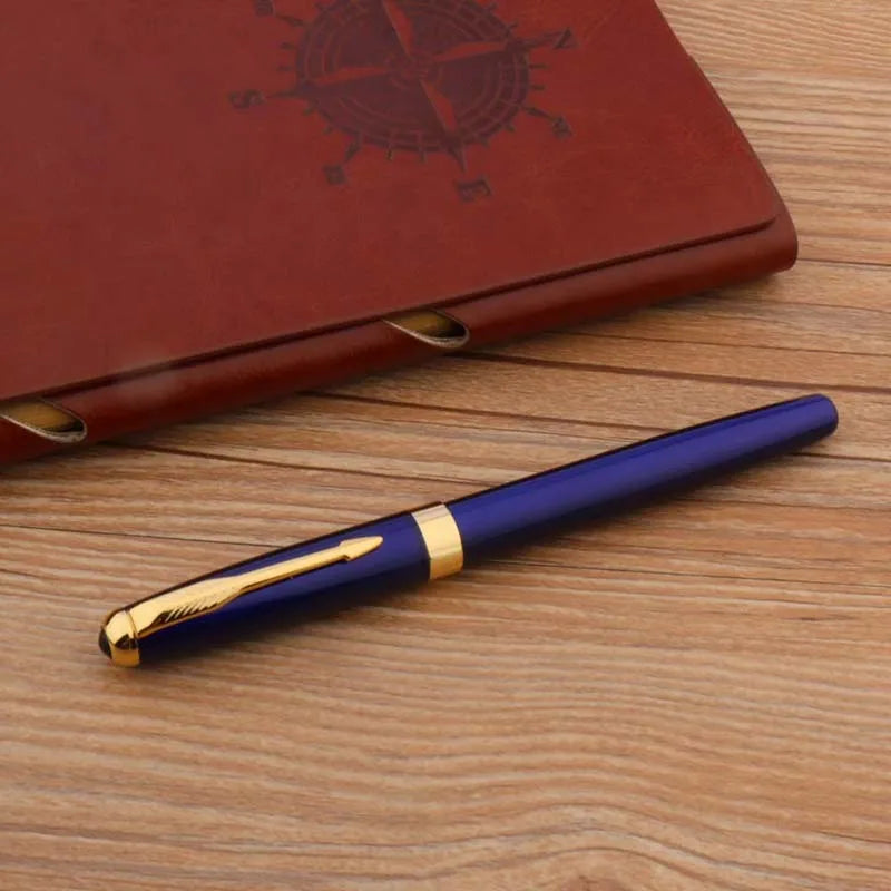luxury 388 Black RollerBall Pen Ripple Golden Trim gift Arrow Clip signature pen Business Office school supplies Writing