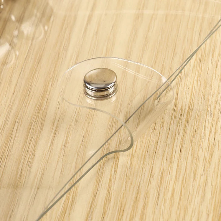 Transparent Color Plastic Clip File FolderA4/A5/A6/Notebook Loose Leaf Ring Binder Planner Agenda School Office Supplies