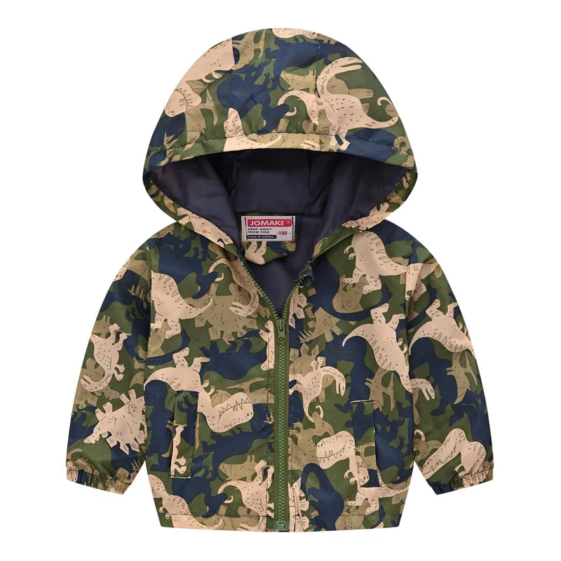 Autumn New Children's Clothing Cartoon Cute Jacket Boys Girls Baby Outing Clothes Jacket Children Zipper Cardigan Jacket 2-6Y