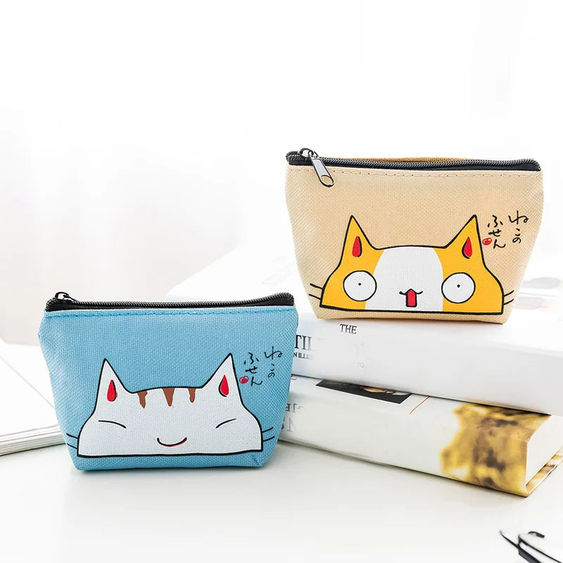Fashion Kawaii Coin Purse Canvas Mini Floral Clutch Purse Women Girls Kids Cheap Coin Pouch Change Purses Clutch Bags Wholesale
