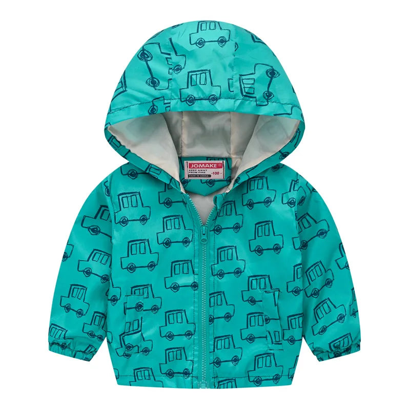 Autumn New Children's Clothing Cartoon Cute Jacket Boys Girls Baby Outing Clothes Jacket Children Zipper Cardigan Jacket 2-6Y