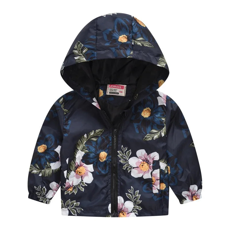 Autumn New Children's Clothing Cartoon Cute Jacket Boys Girls Baby Outing Clothes Jacket Children Zipper Cardigan Jacket 2-6Y