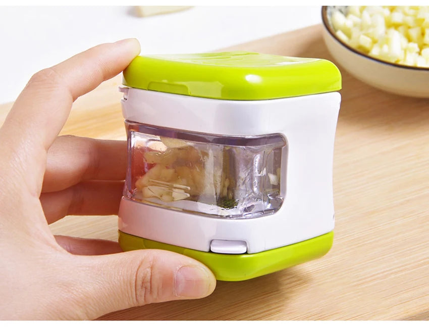 Multifunction Vegetable Cutter Garlic Cutter Garlic Presser Crusher Plastic Environmentally Ginger Garlic Slicer Kitchen Tool