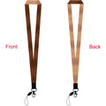Cute Anime Lanyard Keychain kimetsu no yaiba demon Slayer ID Card Pass Gym Phone Holder Key Ring for Women Men Necks Accessories