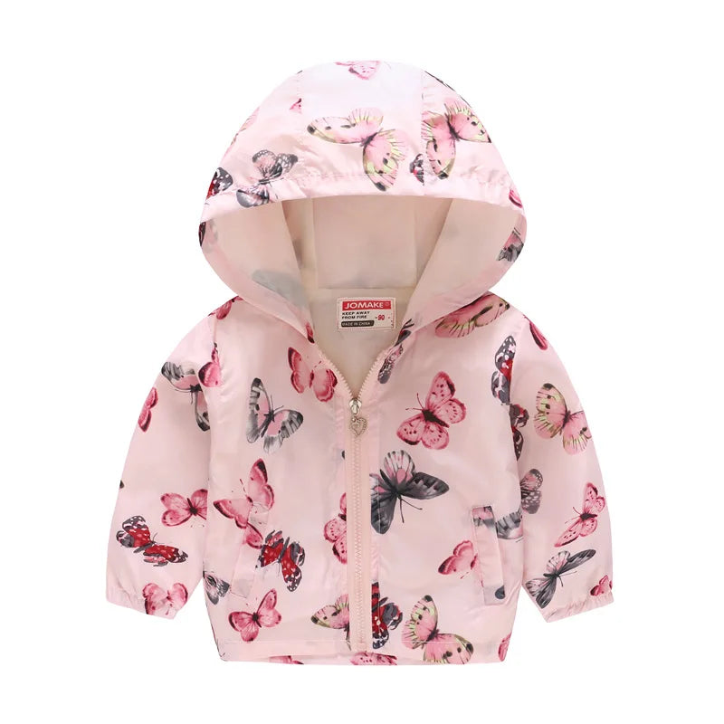 Autumn New Children's Clothing Cartoon Cute Jacket Boys Girls Baby Outing Clothes Jacket Children Zipper Cardigan Jacket 2-6Y