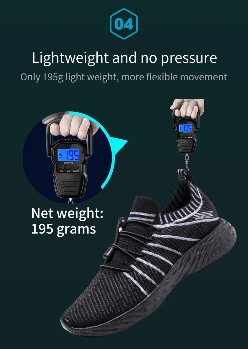 ONEMIX 2026 Men Running Shoes Non-slip Shock Absorption Sneaker Lightweight Tennis Shoe Waterproof Man Breathable Casual Shoes