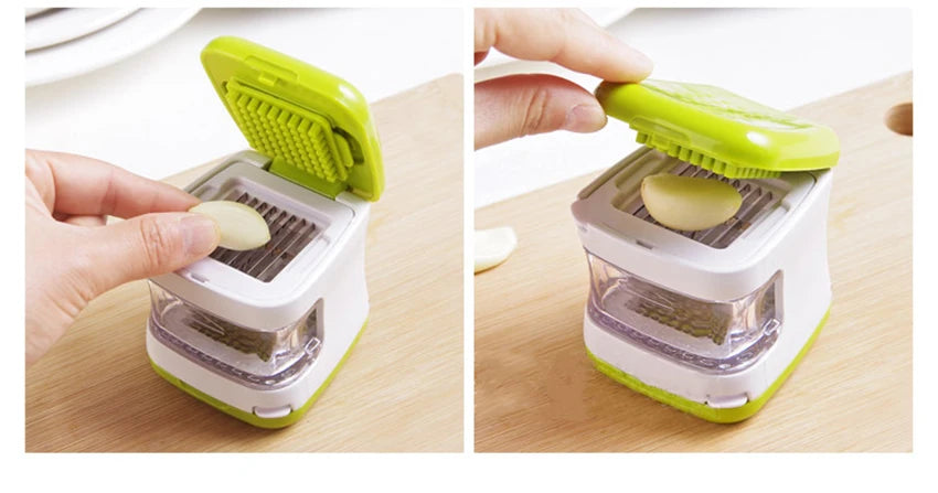Multifunction Vegetable Cutter Garlic Cutter Garlic Presser Crusher Plastic Environmentally Ginger Garlic Slicer Kitchen Tool