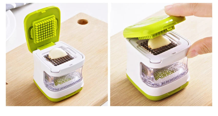Multifunction Vegetable Cutter Garlic Cutter Garlic Presser Crusher Plastic Environmentally Ginger Garlic Slicer Kitchen Tool