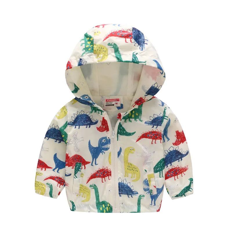 Autumn New Children's Clothing Cartoon Cute Jacket Boys Girls Baby Outing Clothes Jacket Children Zipper Cardigan Jacket 2-6Y