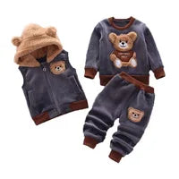 Winter Thicken Warm Pants Girls Casual Wide Leg Pants For Kids School Loose Fleece Sport Trousers 5-14 Year Children Clothes