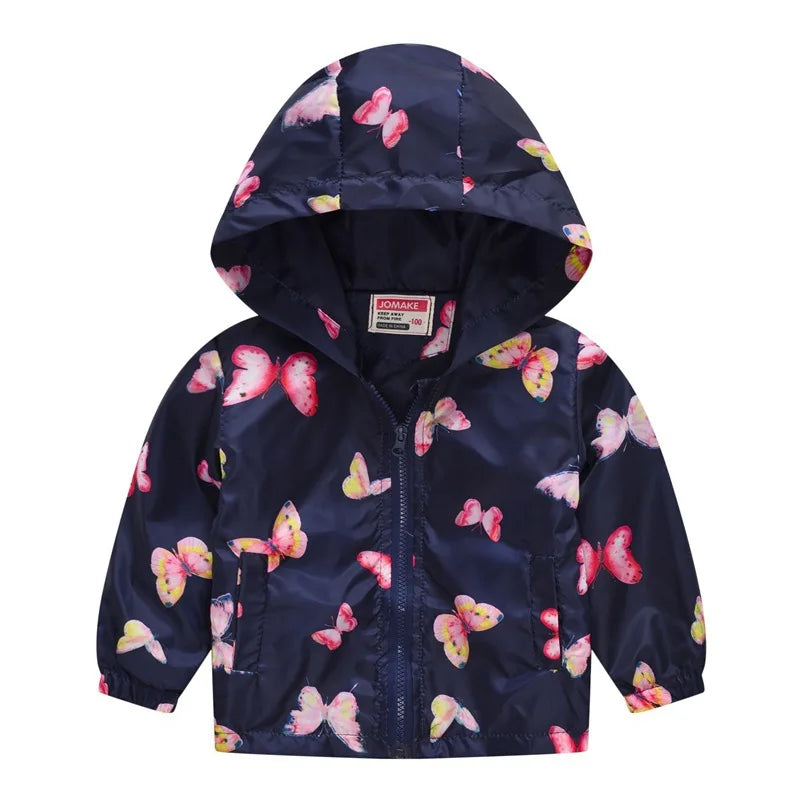 Autumn New Children's Clothing Cartoon Cute Jacket Boys Girls Baby Outing Clothes Jacket Children Zipper Cardigan Jacket 2-6Y