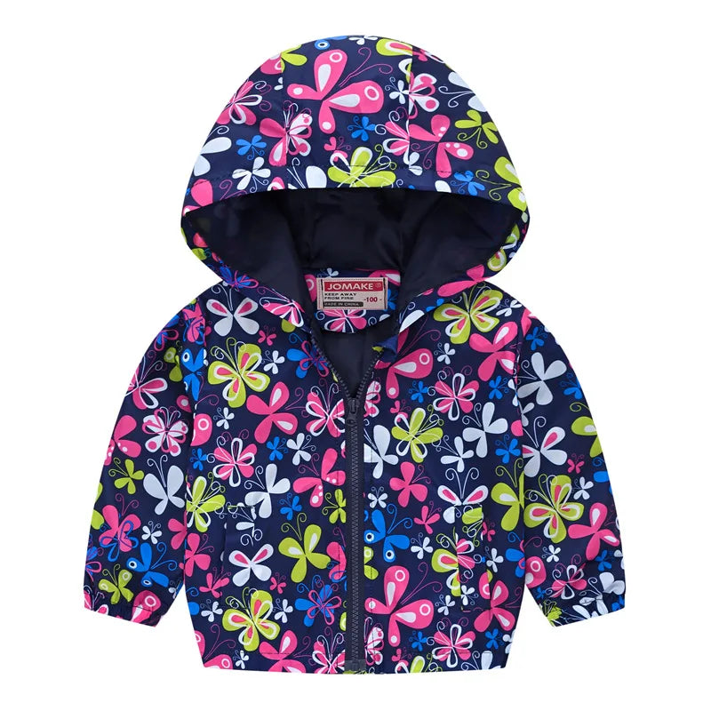 Autumn New Children's Clothing Cartoon Cute Jacket Boys Girls Baby Outing Clothes Jacket Children Zipper Cardigan Jacket 2-6Y