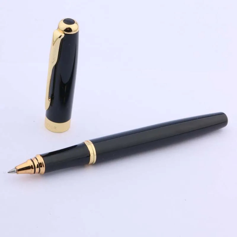 luxury 388 Black RollerBall Pen Ripple Golden Trim gift Arrow Clip signature pen Business Office school supplies Writing