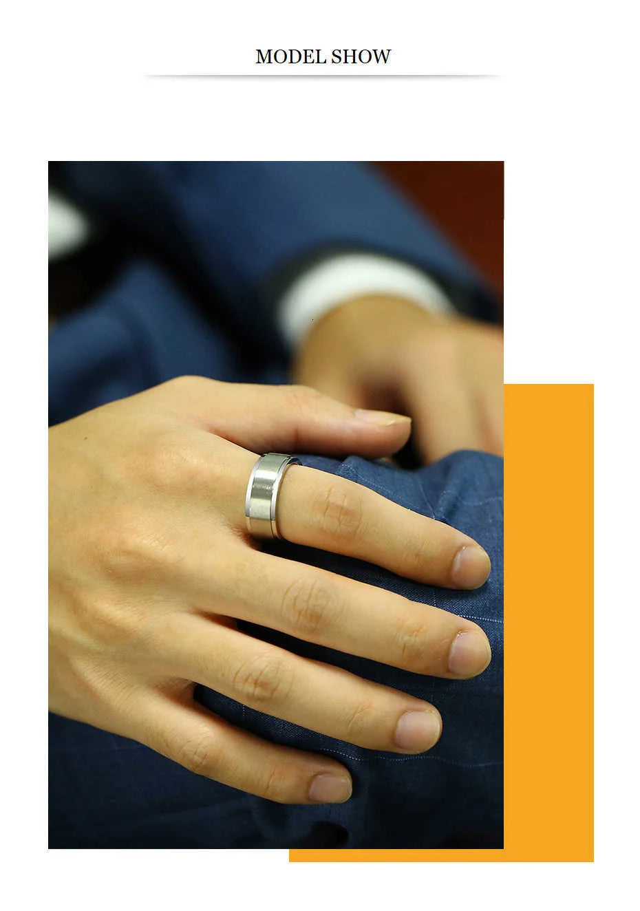 Vnox 6/8mm Spinner Ring for Men Stress Release Accessory Classic Stainless Steel Wedding Band Casual Viking Rune Sport Jewelry