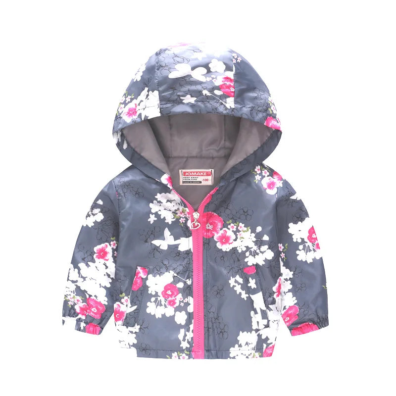 Autumn New Children's Clothing Cartoon Cute Jacket Boys Girls Baby Outing Clothes Jacket Children Zipper Cardigan Jacket 2-6Y