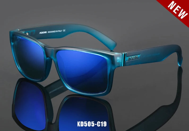 KDEAM Revamp Of Sport Men Sunglasses Polarized Shockingly Colors Sun Glasses Outdoor Driving Photochromic Sunglass With Box