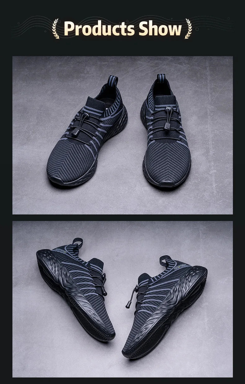 ONEMIX 2026 Men Running Shoes Non-slip Shock Absorption Sneaker Lightweight Tennis Shoe Waterproof Man Breathable Casual Shoes