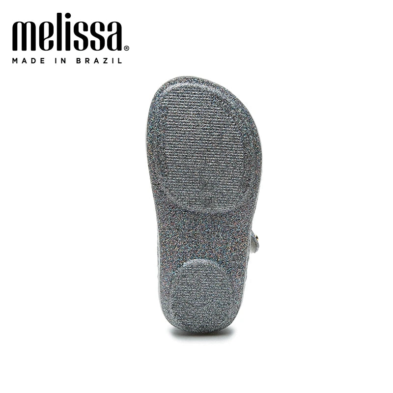 Mini Melissa Campana Zig Zag VI Girl Jelly Shoes Beach Sandals 2020 Baby Shoes Soft Melissa Sandals Kids Non-slip Princess Shoes
