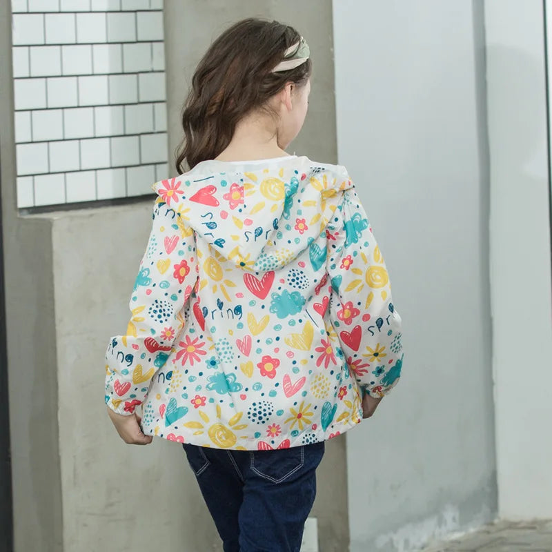 Autumn New Children's Clothing Cartoon Cute Jacket Boys Girls Baby Outing Clothes Jacket Children Zipper Cardigan Jacket 2-6Y