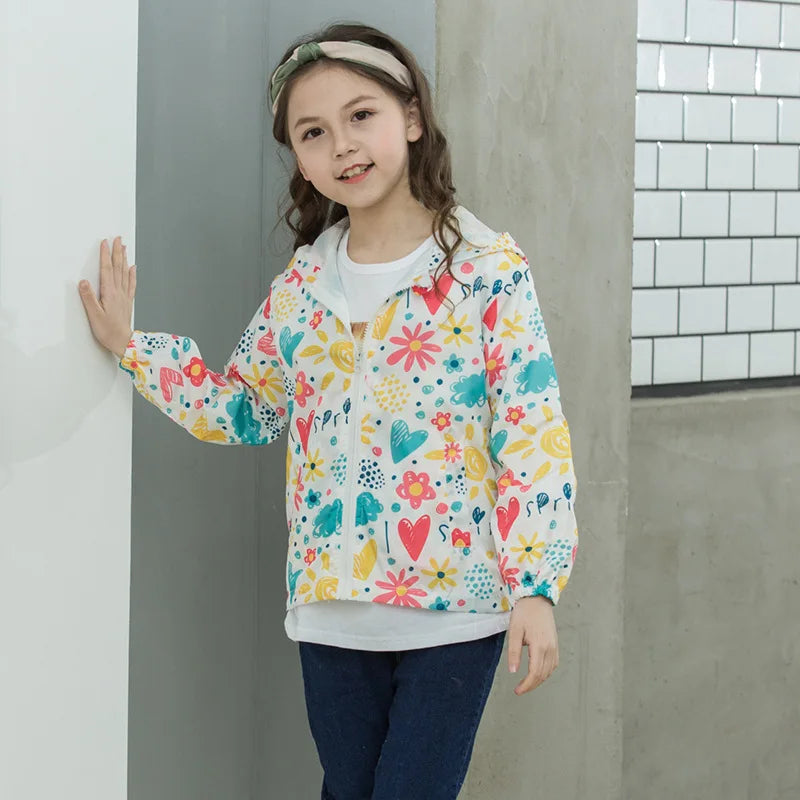 Autumn New Children's Clothing Cartoon Cute Jacket Boys Girls Baby Outing Clothes Jacket Children Zipper Cardigan Jacket 2-6Y
