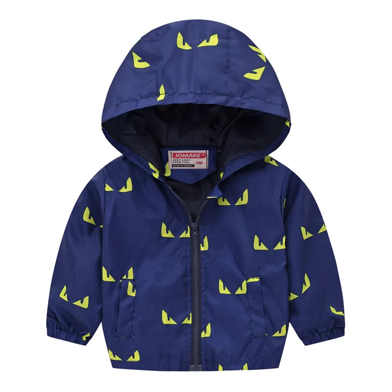 Autumn New Children's Clothing Cartoon Cute Jacket Boys Girls Baby Outing Clothes Jacket Children Zipper Cardigan Jacket 2-6Y