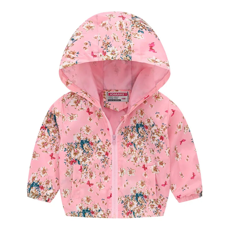 Autumn New Children's Clothing Cartoon Cute Jacket Boys Girls Baby Outing Clothes Jacket Children Zipper Cardigan Jacket 2-6Y