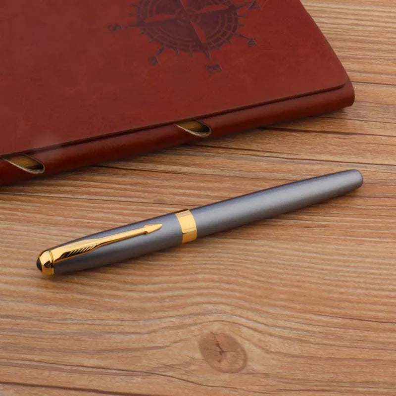 luxury 388 Black RollerBall Pen Ripple Golden Trim gift Arrow Clip signature pen Business Office school supplies Writing
