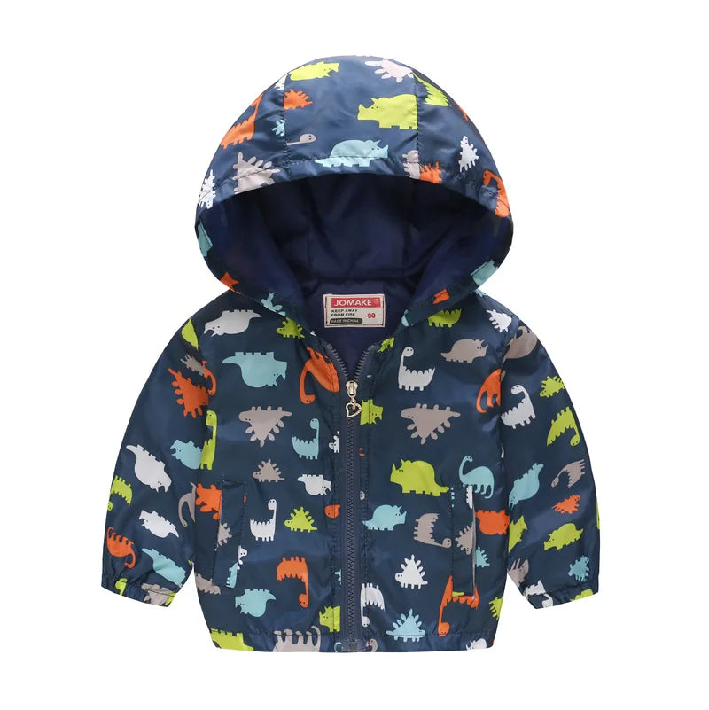 Autumn New Children's Clothing Cartoon Cute Jacket Boys Girls Baby Outing Clothes Jacket Children Zipper Cardigan Jacket 2-6Y