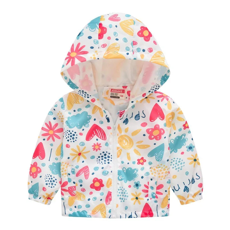 Autumn New Children's Clothing Cartoon Cute Jacket Boys Girls Baby Outing Clothes Jacket Children Zipper Cardigan Jacket 2-6Y