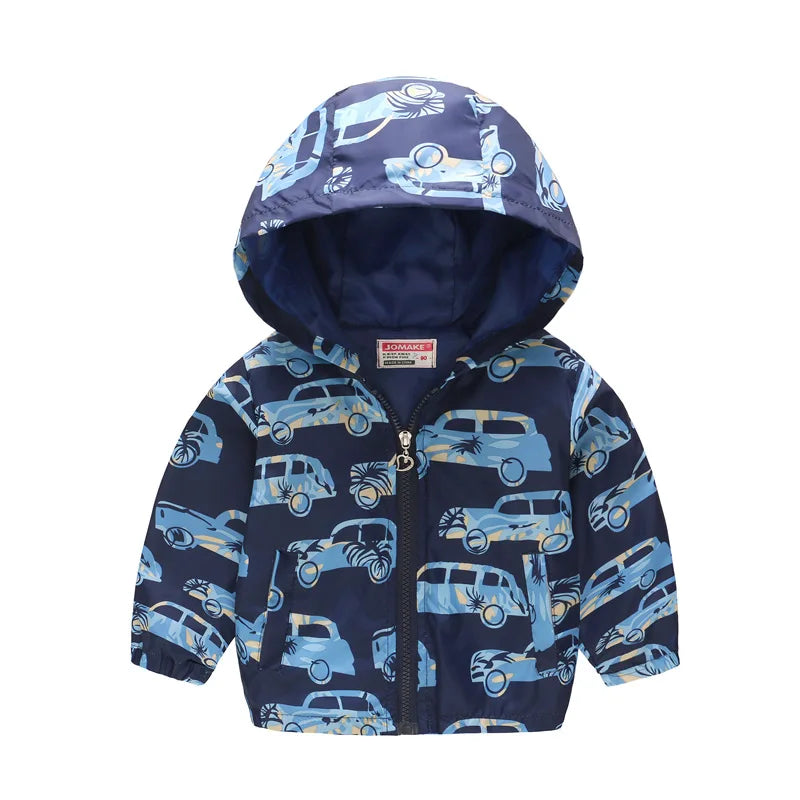 Autumn New Children's Clothing Cartoon Cute Jacket Boys Girls Baby Outing Clothes Jacket Children Zipper Cardigan Jacket 2-6Y