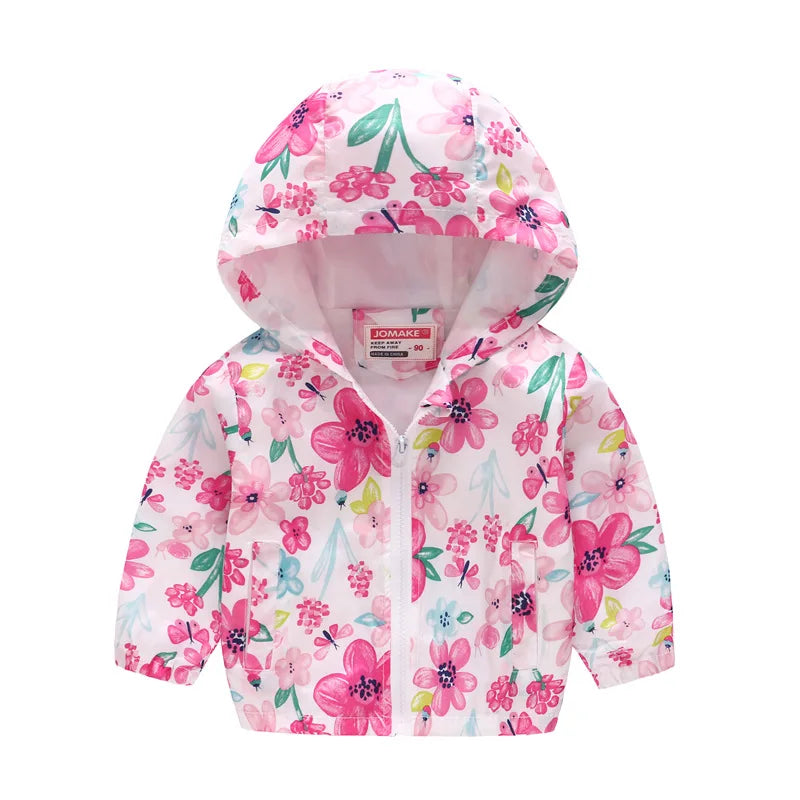 Autumn New Children's Clothing Cartoon Cute Jacket Boys Girls Baby Outing Clothes Jacket Children Zipper Cardigan Jacket 2-6Y