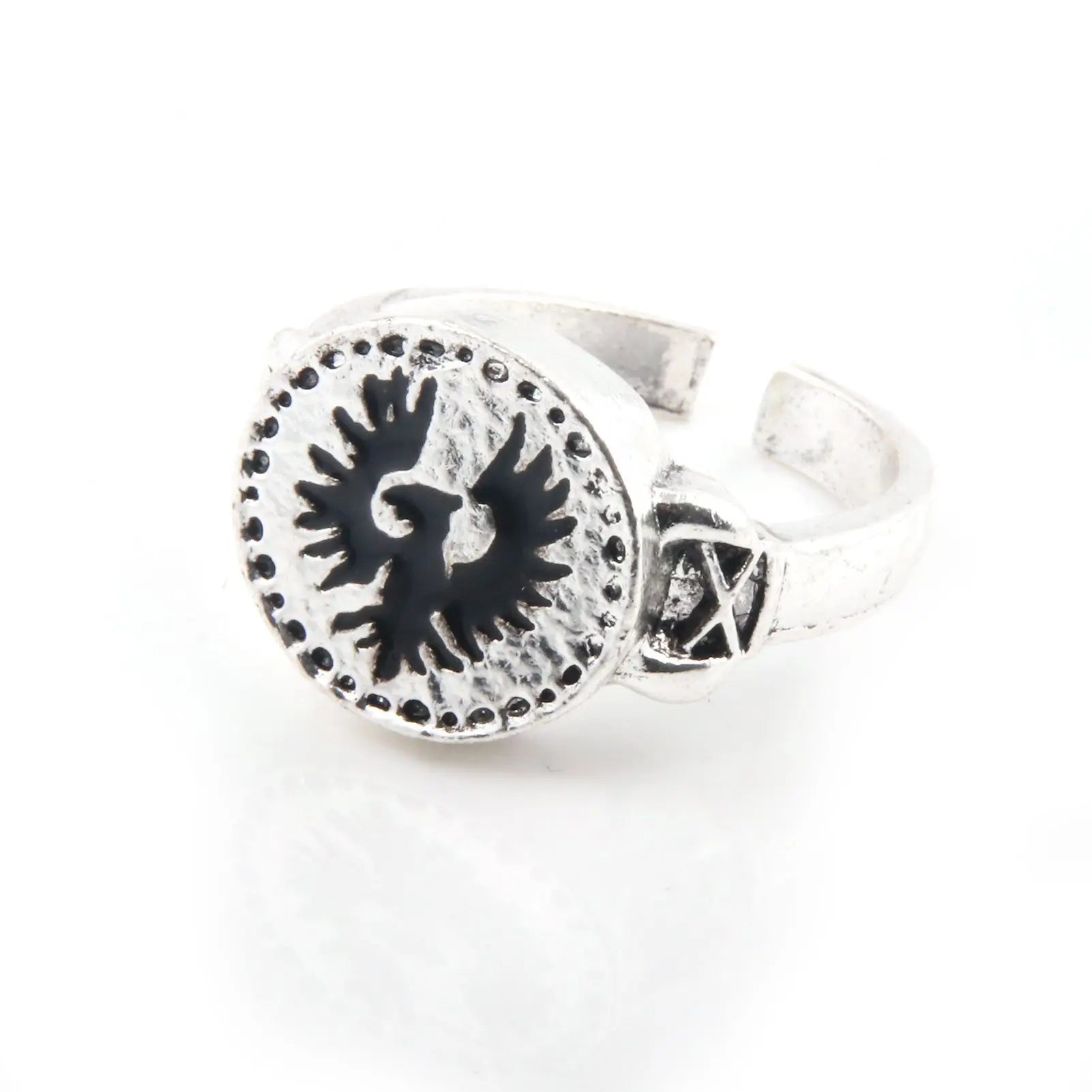 Game Dark Souls Series Men Rings Havel's Demon's Scar Chloranthy Badge Adjustable Ring Male Fans Cosplay Jewelry Accessories