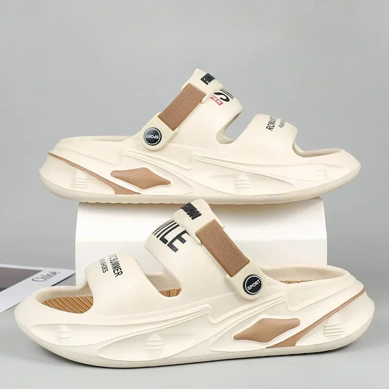 Men's Sandals Platform Slippers Men Outdoor Casual Shoes Comfortable EVA Soft Garden Shoes Women Fashion Beach Sandals Sandały