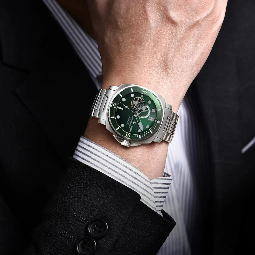 PAGANI DESIGN Men's Watches 2026 New Mechanical Automatic Watch For Men 200M Diving Top Brand Luxury Wristwatch Stainless Steel
