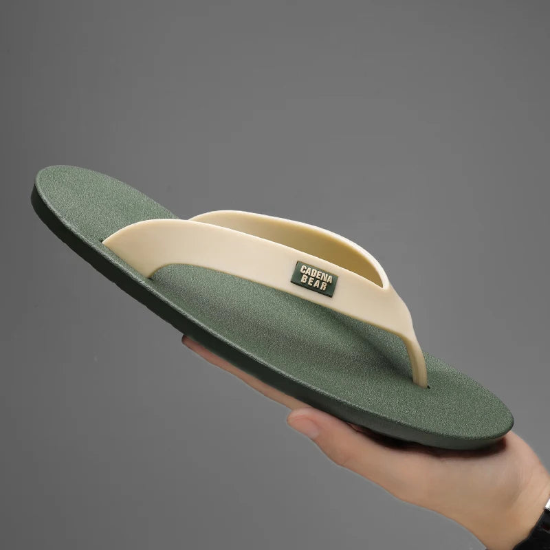 Mens Hot Sale Mixed Colors Flip Flop Summer Men's Waterproof Shoes New Male Anti-Slip Slippers Outdoor Men Light Beach Sandals