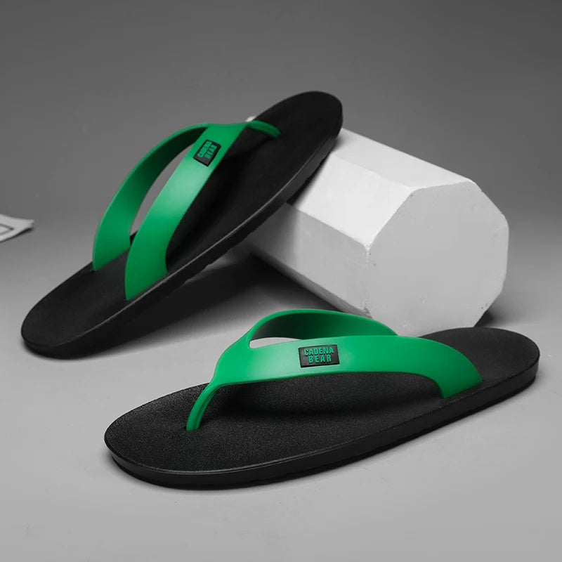 Mens Hot Sale Mixed Colors Flip Flop Summer Men's Waterproof Shoes New Male Anti-Slip Slippers Outdoor Men Light Beach Sandals