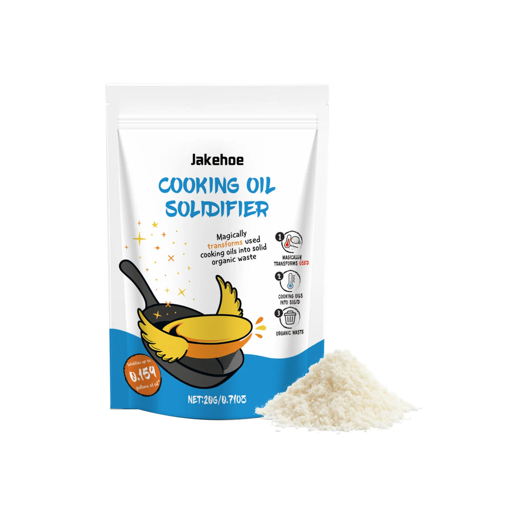 Cooking Oil Solidifier Powder Hot Grease Hardener For Used Fryer Oil Waste Vegetable Lard Eco Friendly Kitchen Cleaning Tool