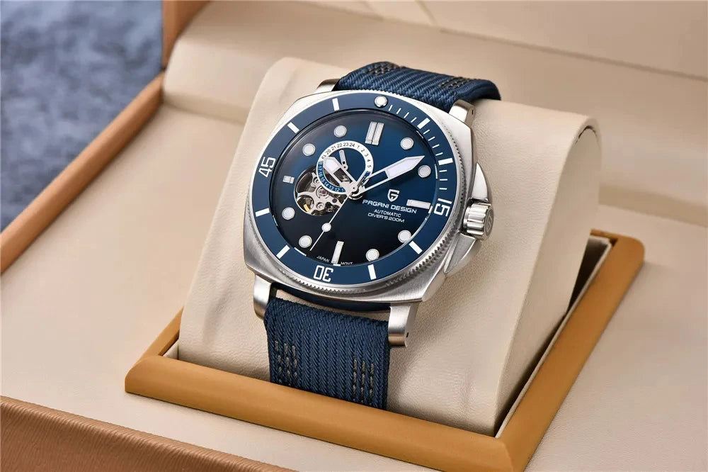 PAGANI DESIGN Men's Watches 2026 New Mechanical Automatic Watch For Men 200M Diving Top Brand Luxury Wristwatch Stainless Steel