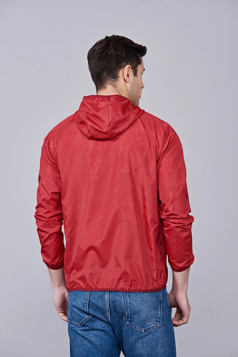 LNGXO Men Women Waterproof Jacket Quick Dry Hiking Camping Windbreaker Unisex Trekking Fishing Rain Coat Outdoor Anti UV Clothes