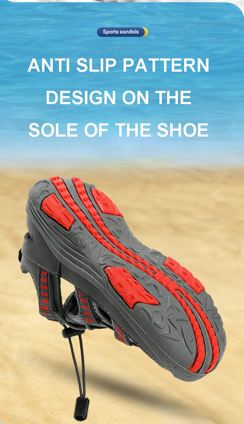 Boys Outdoor Sandals Brand Children Breathable Summer School Sports Shoes New Children's Soft Non-slip Beach Sandals Size 30-39
