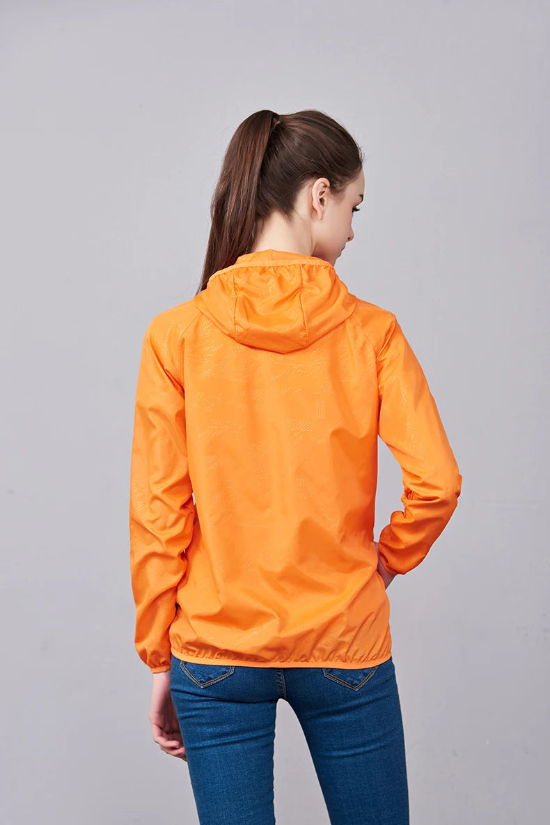 LNGXO Men Women Waterproof Jacket Quick Dry Hiking Camping Windbreaker Unisex Trekking Fishing Rain Coat Outdoor Anti UV Clothes