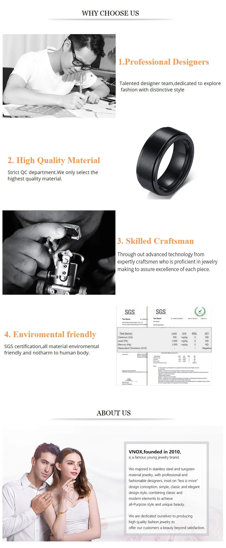 Vnox 6/8mm Spinner Ring for Men Stress Release Accessory Classic Stainless Steel Wedding Band Casual Viking Rune Sport Jewelry