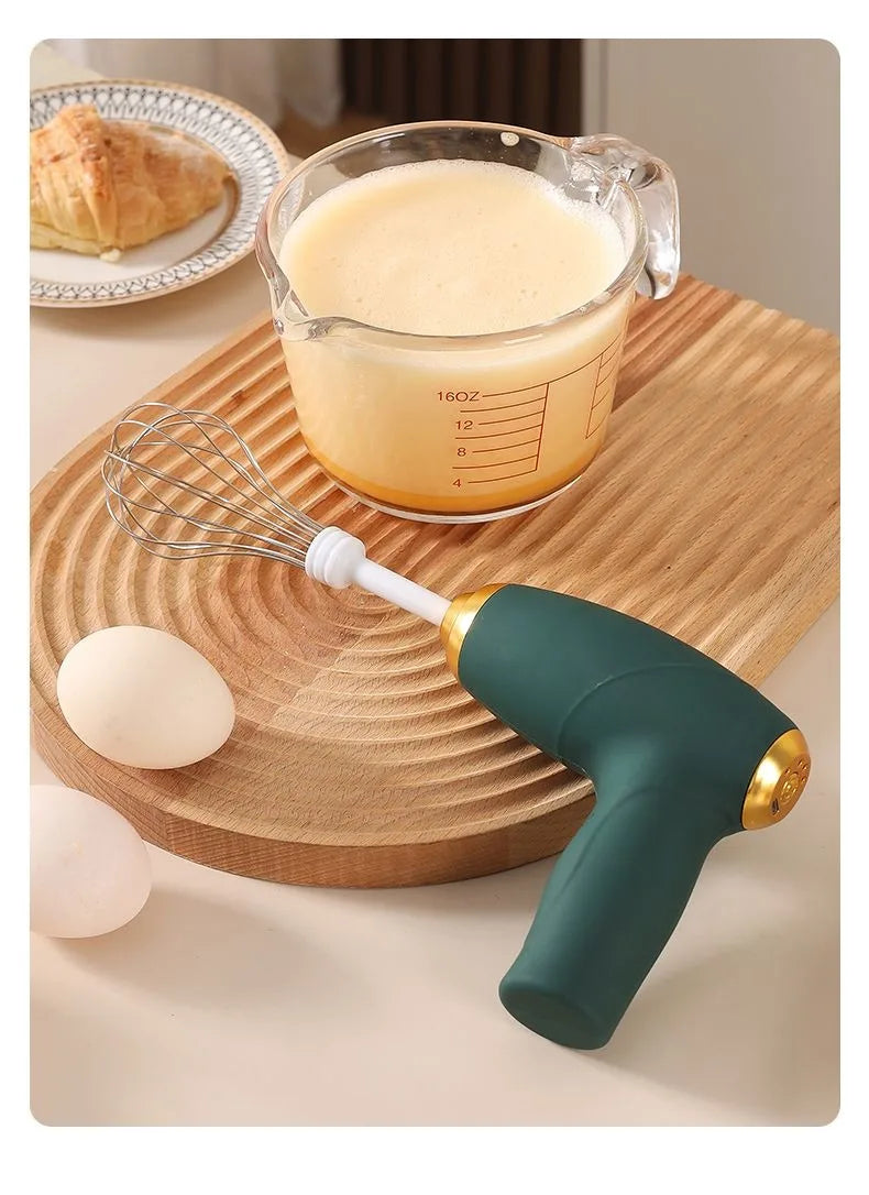Electric mixer, milk frother, handheld egg beater, portable beverage coffee machine, cake cream machine, kitchen batter mixer
