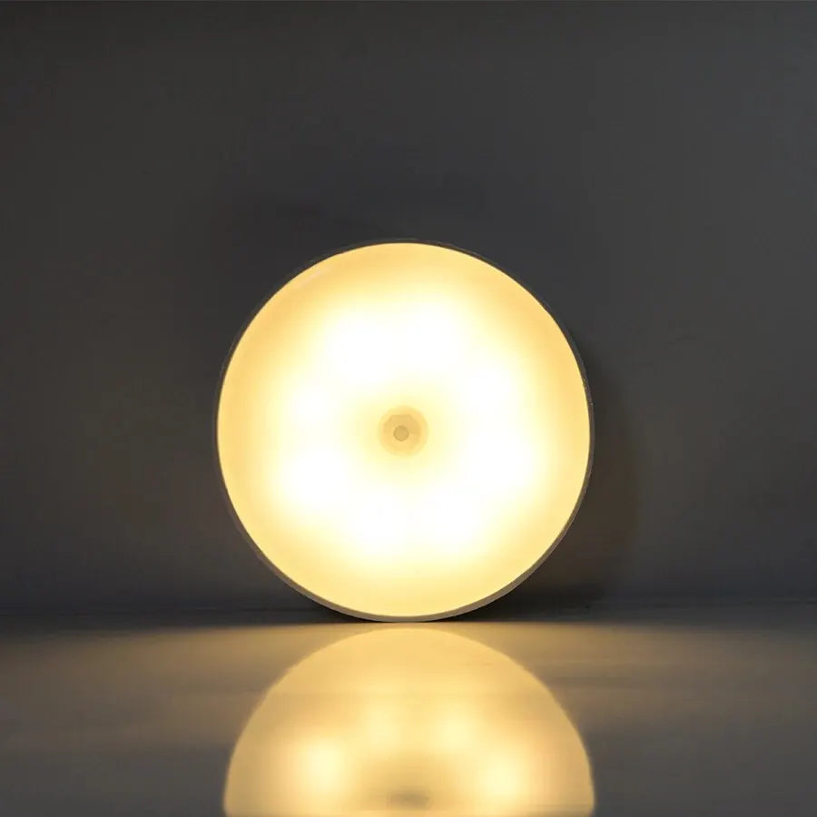 CY-LED night light with motion sensor, USB charging light for kitchen cabinets and ladders, wireless
