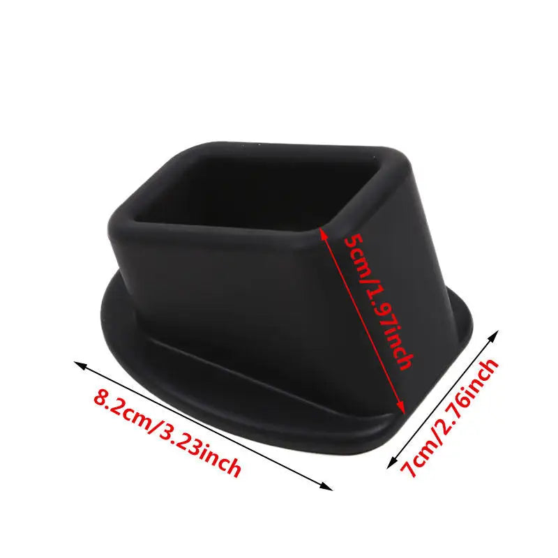 1/2pcs Car Belt Buckle Holder Made Of Eco-Friendly Silicone & Children Can Safe Touch Seat belt slot fastener