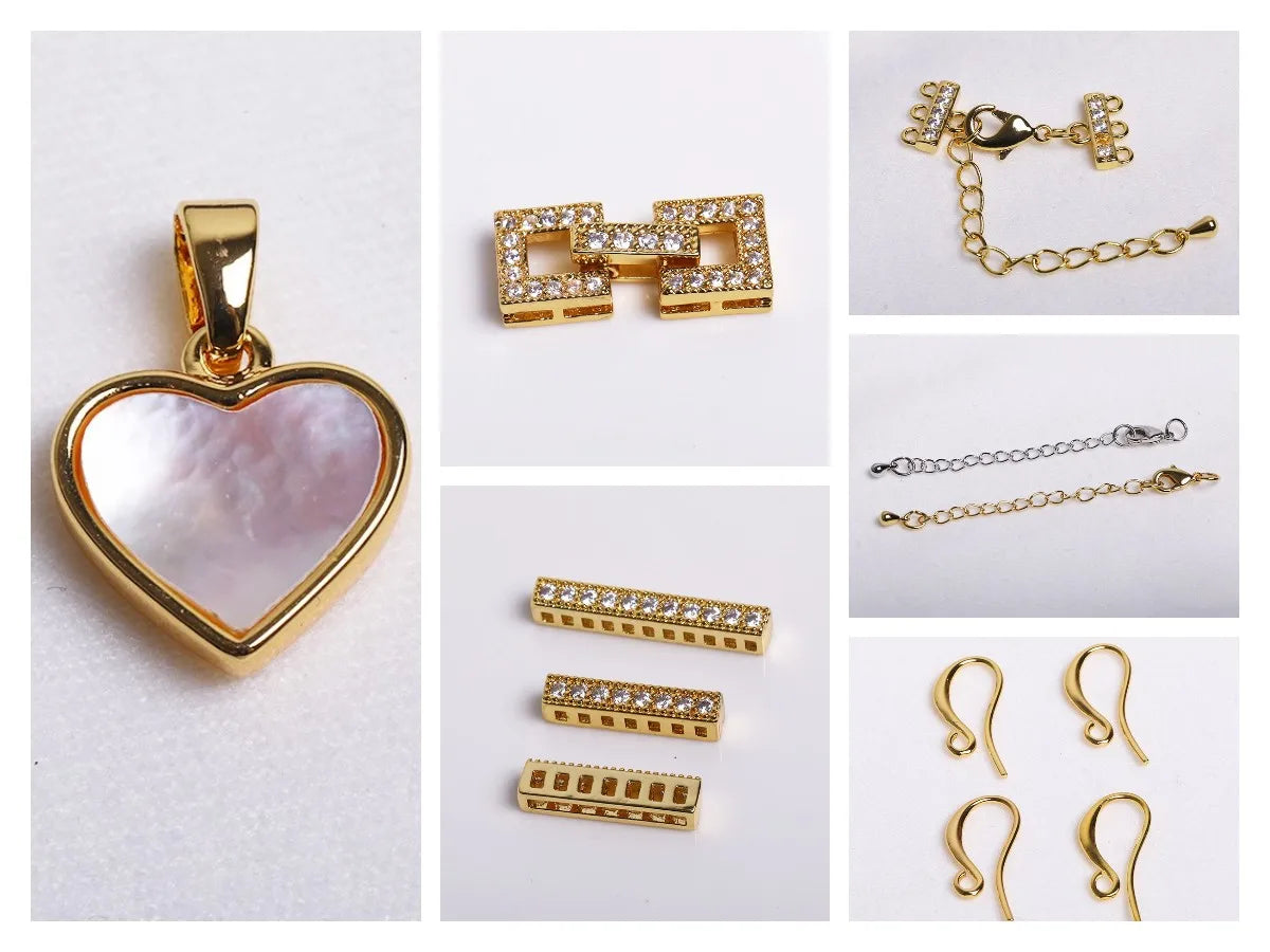 DIY Earring Accessories 18K Gold Plated Earwires Fastener Earring Hooks Clasps For Women Tassel / Pearl Drop Earrings Findings