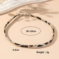 2025 New Simple Brown Colour Leopard print Personality Originality Necklace for Women Party Jewelry Accessories
