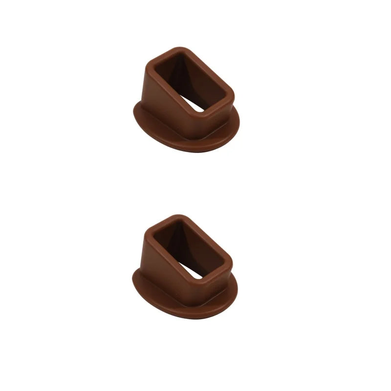 1/2pcs Car Belt Buckle Holder Made Of Eco-Friendly Silicone & Children Can Safe Touch Seat belt slot fastener