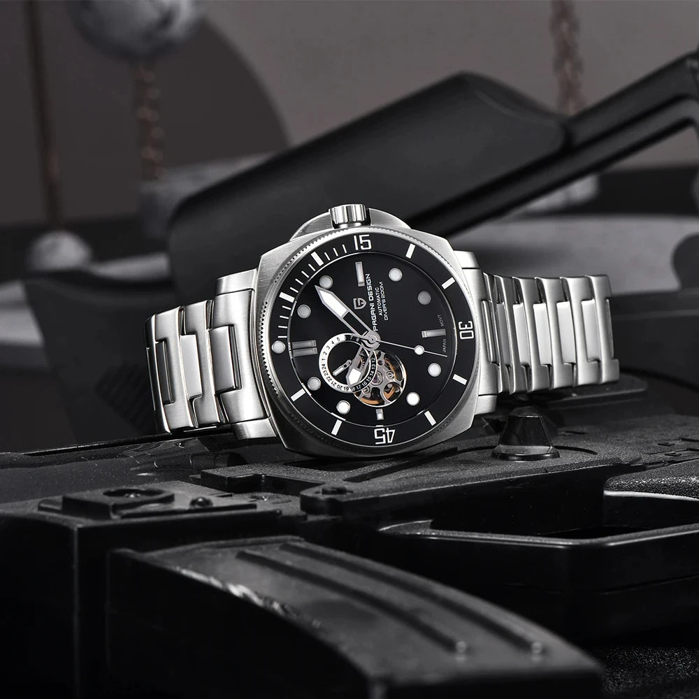 PAGANI DESIGN Men's Watches 2026 New Mechanical Automatic Watch For Men 200M Diving Top Brand Luxury Wristwatch Stainless Steel
