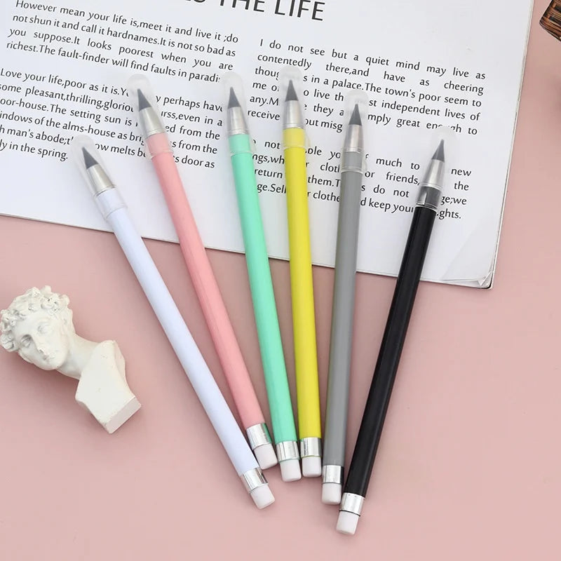 New Infinity Pencil Inkless Forever Pencil Reusable Everlasting Pencil for Writing Drawing Stationery Office Student School Gift